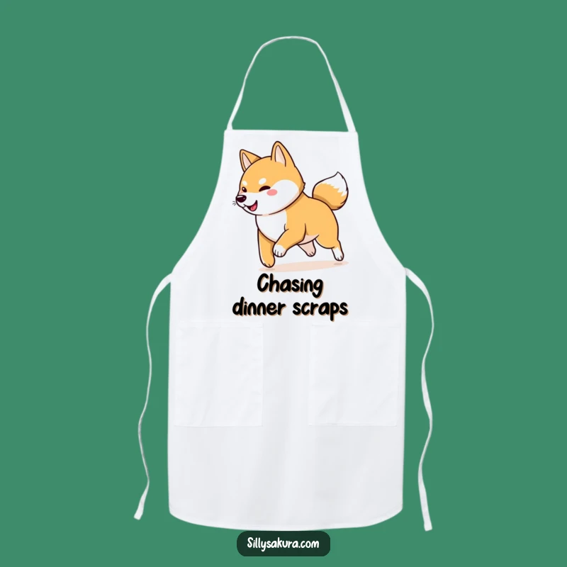 Funny Shiba Inu Apron: Cook with Playful Pup Power