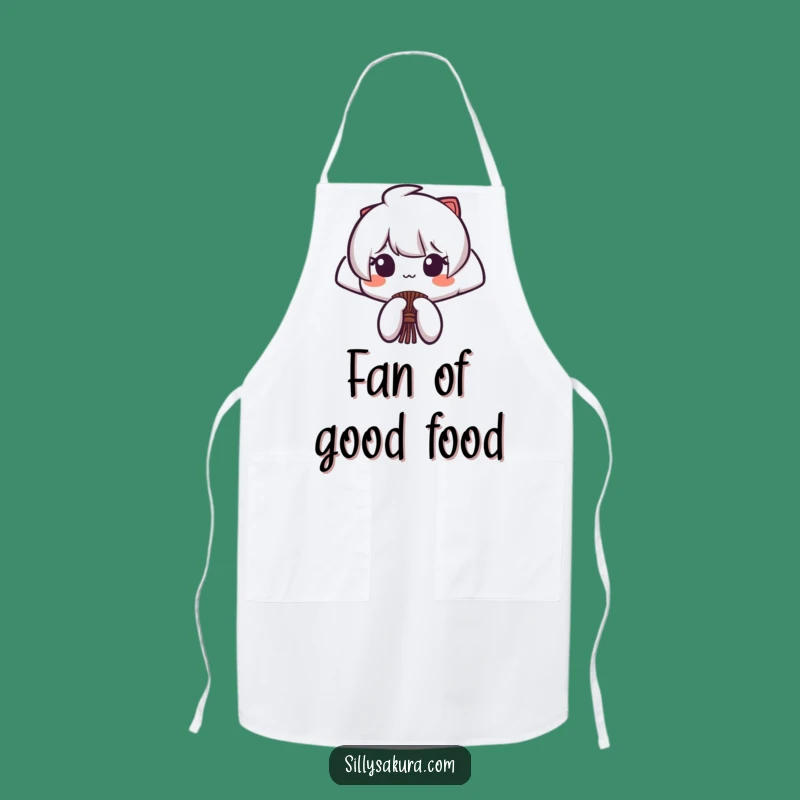 Funny Japanese Fan Apron: Elegant Chef's Wear, Delightful Funny Gift