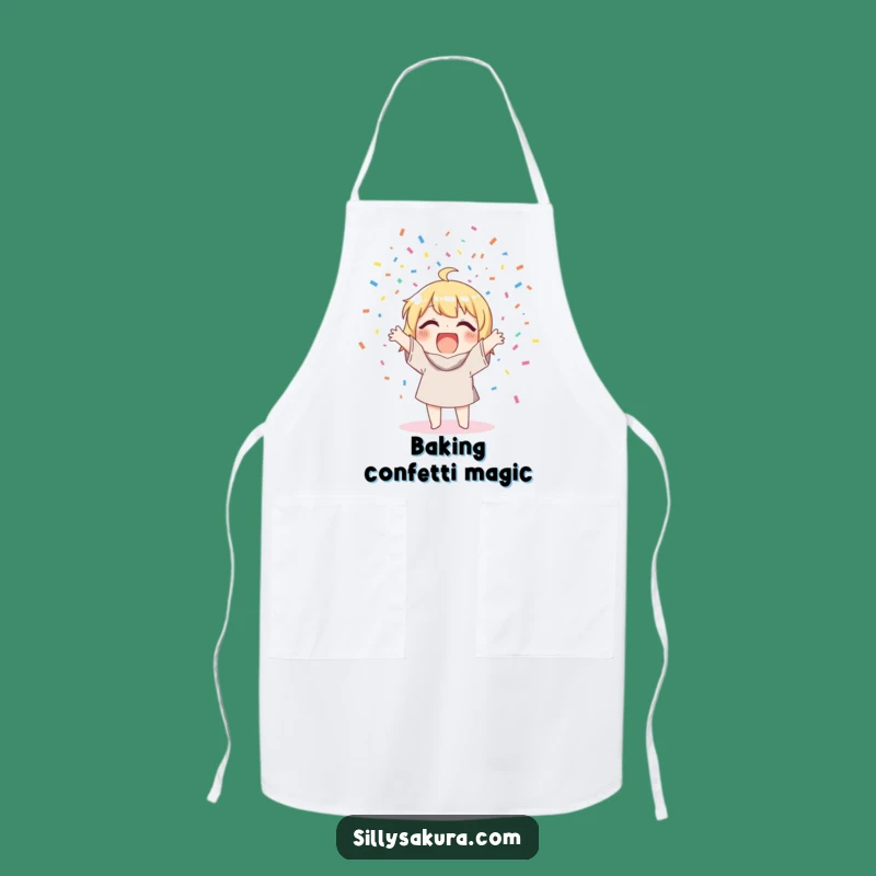 Funny Confetti Apron: Cook Up Fun with This Hilarious Party Wear!