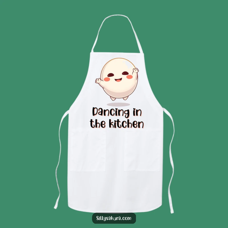 Funny Dancing Daruma Apron: Cook with Joyful Moves, Great Kitchen Gift