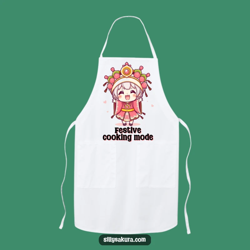 Funny Festival Kawaii Apron: Cook with Festive Flair, Great Kitchen Gift