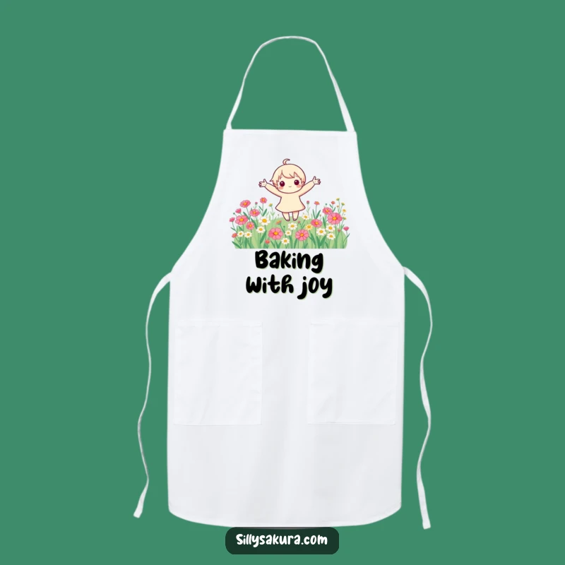 Funny Flower Spinner Chef Apron: Cook with Joyful Flair, A Whimsical Funny Gift