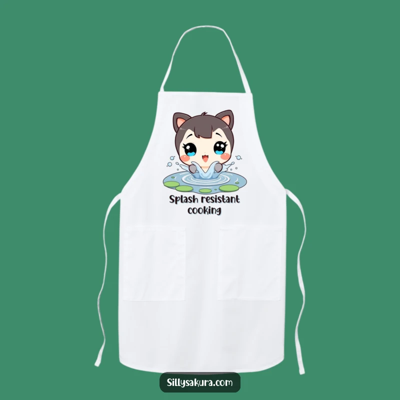Funny Chef Apron: Character's Splashy Fun, A Hilarious Kitchen Accessory