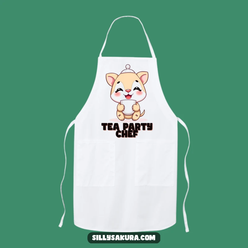 Funny Tea Balancer Chef Apron: Cook with Careful Charm, A Whimsical Funny Gift