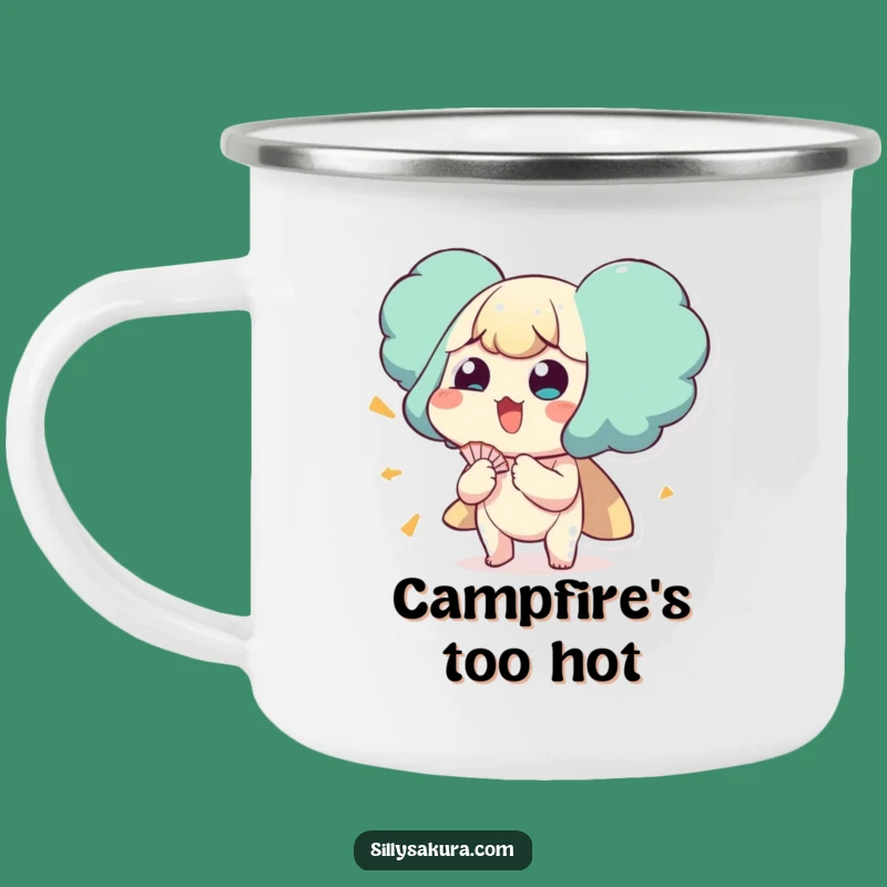 Funny Fan Self Camping Mug: Outdoor Humor for Hot Weather Adventures