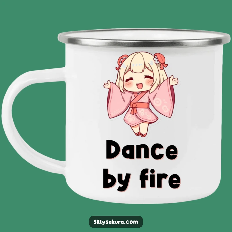 Funny Kimono Dance Camping Mug: Outdoor Sleeves Gift