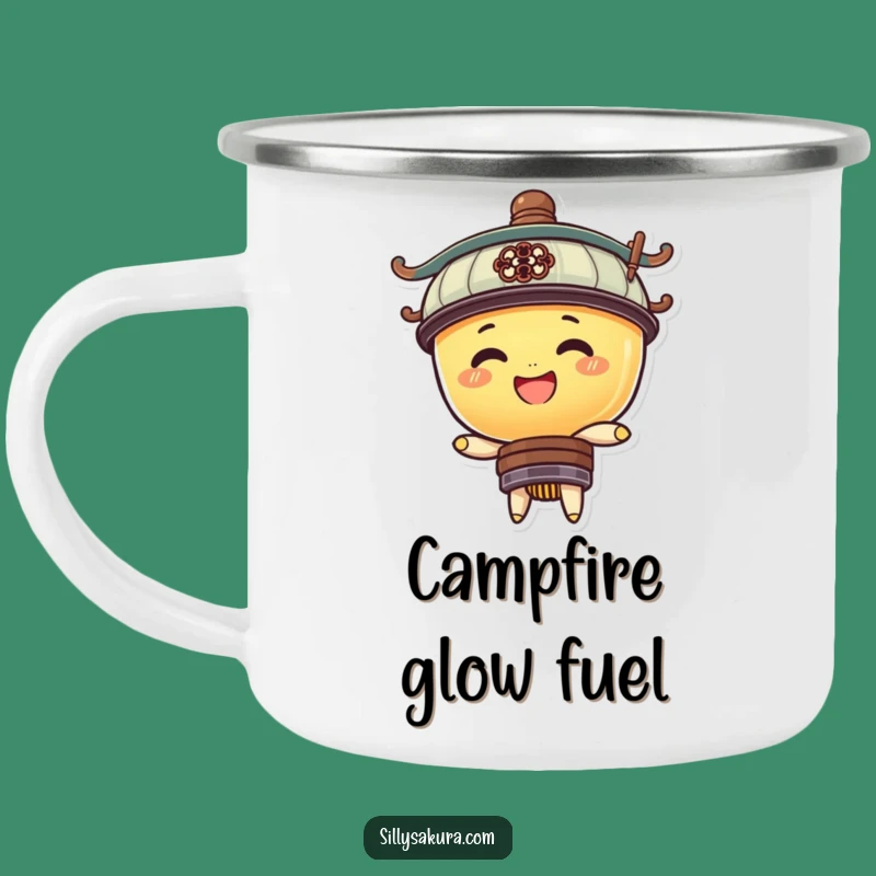 Funny Bobbing Lantern Camping Mug - Adventure Fuel with a Cheerful Glow