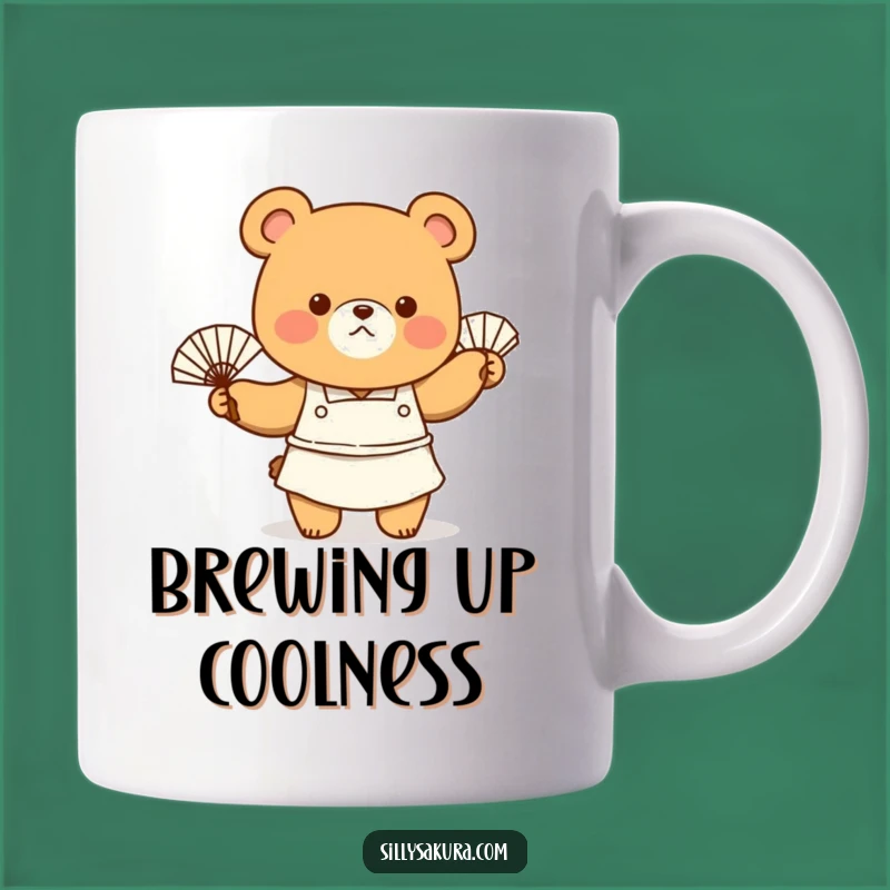Funny Bear Chef Mug: Hilarious Gift for Bakers Who Fan the Flames of Flavor