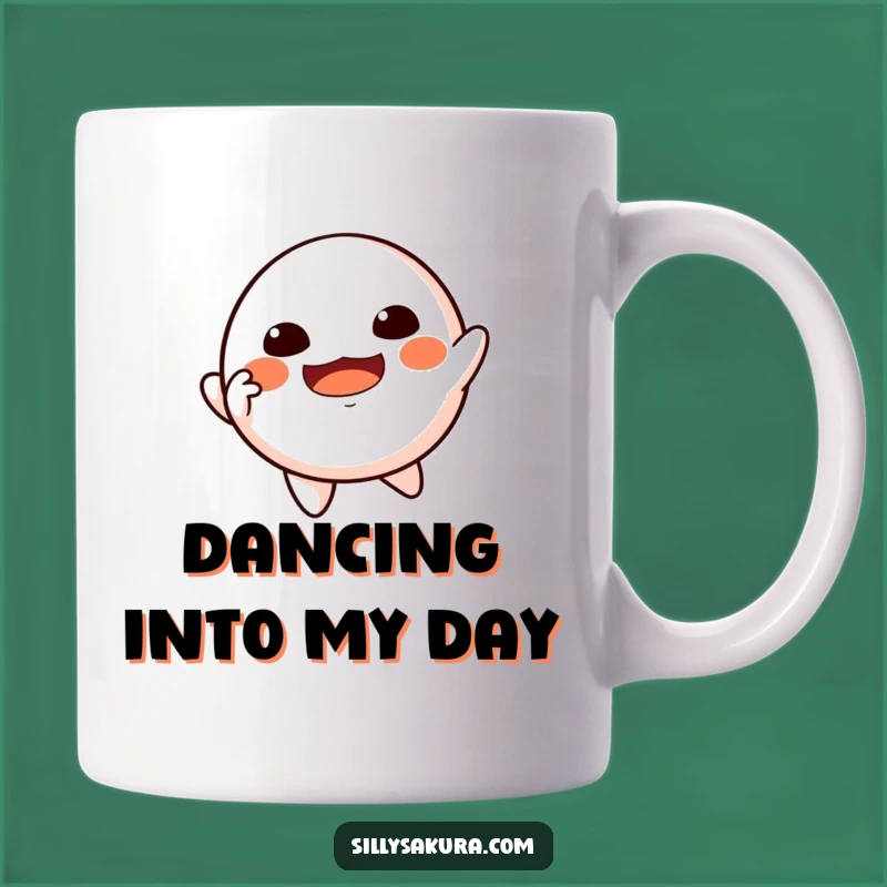 Funny Floating Daruma Mug - Joyful Dancing Doll, Perfect Motivational Gift