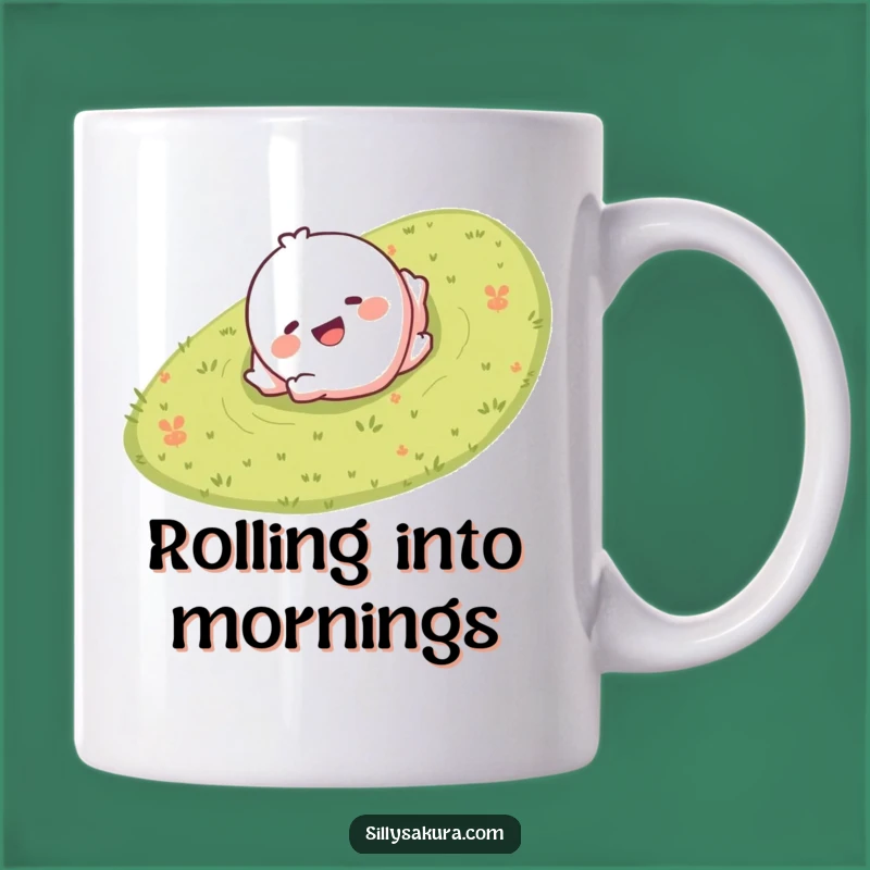 Funny Rolling Hill Character Mug - Giggling & Joyful Gift