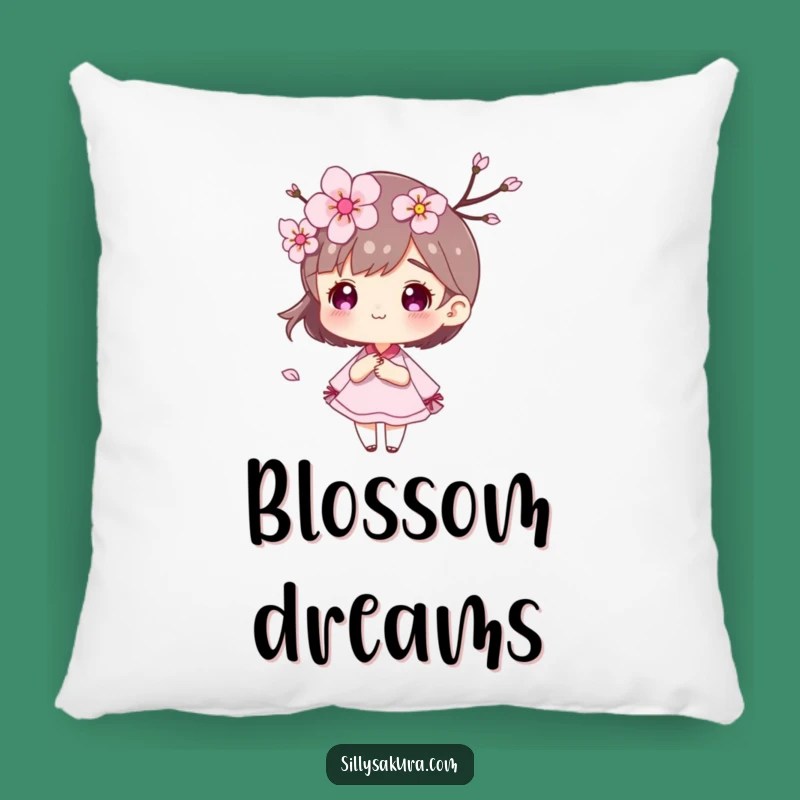 Funny Cherry Blossom Wind Pillow: Soft Petal Comfort Gift