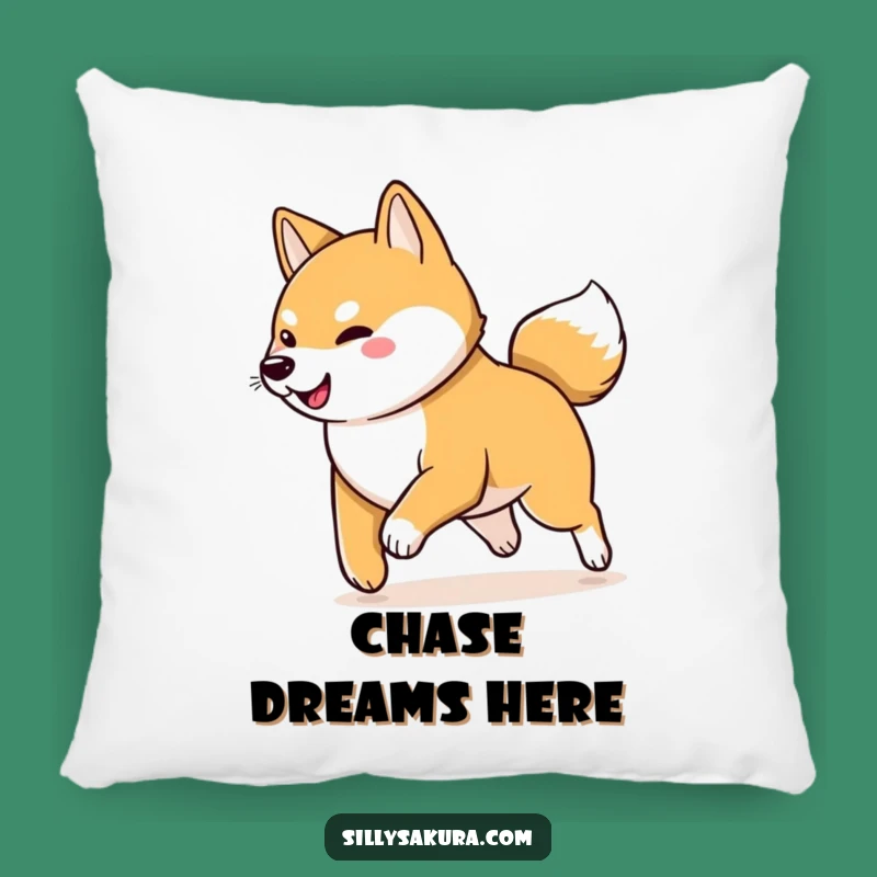 Funny Shiba Inu Pillow: Cuddle Up with a Playful Pup