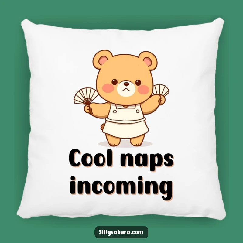 Funny Bear Chef Pillow: Cozy Comfort with a Hilarious Twist, Great Gift