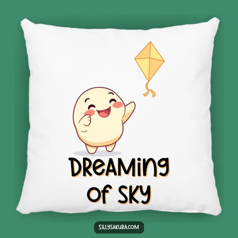 Funny Kite Pointing Character Pillow - Cozy Comfort with a Smile