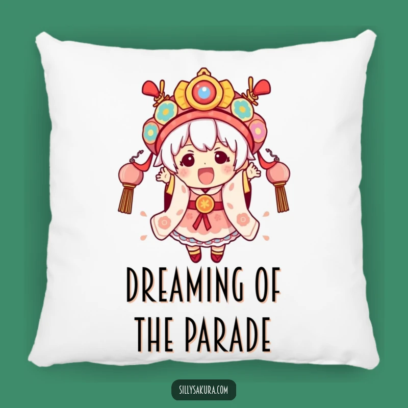 Funny Festival Kawaii Pillow - Cozy Character in Festive Attire
