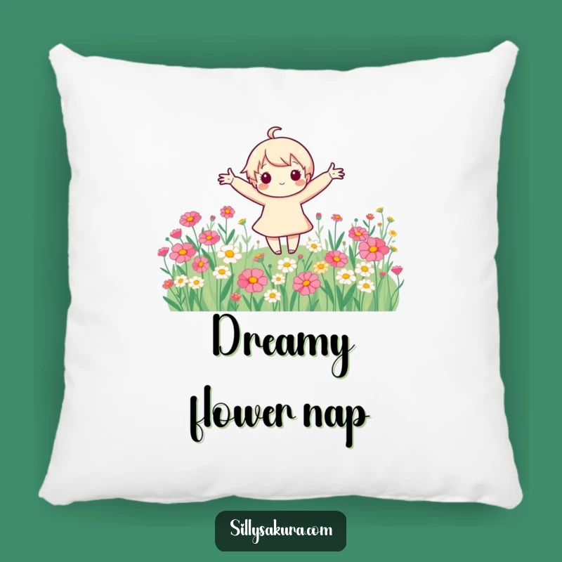 Funny Flower Spinner Dream Pillow: Cozy Up with Bliss, A Soft Funny Gift