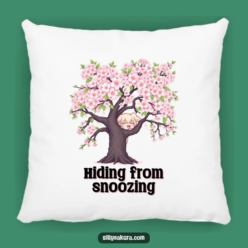 Funny Mischievous Character Pillow: Cozy Peek-a-Boo Humor, Perfect Spring Accent Pillow Gift