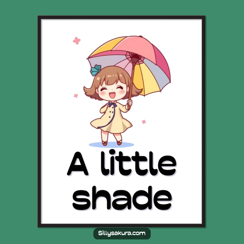 Funny Twirling Character Digital Print: Instant Joy for Your Walls