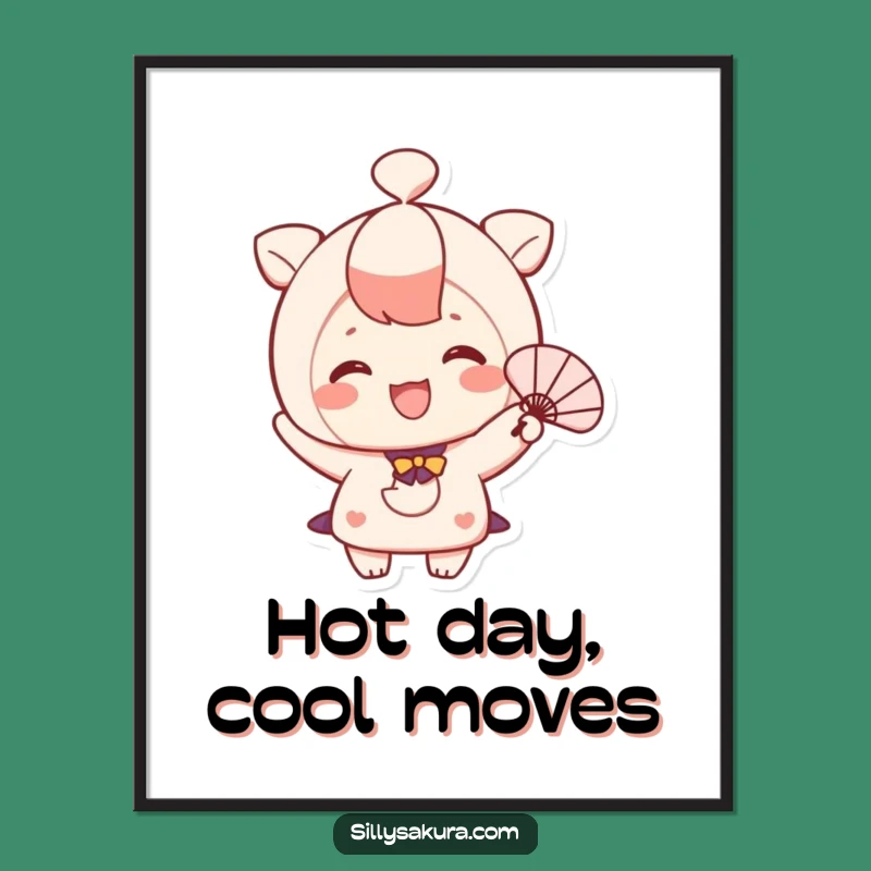 Funny Cool Character Digital Art: Instant Cheerful Decor - Perfect Funny Gift!