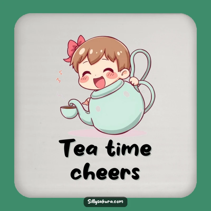 Funny Wobbling Teapot Coaster - Joyful Table Protection