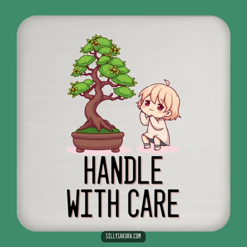 Funny Bonsai Drink Coaster: Hilarious Protection for Your Surfaces