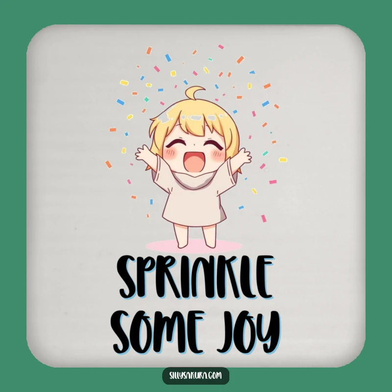 Funny Confetti Coasters: Protect Surfaces with Hilarious Party Flair!