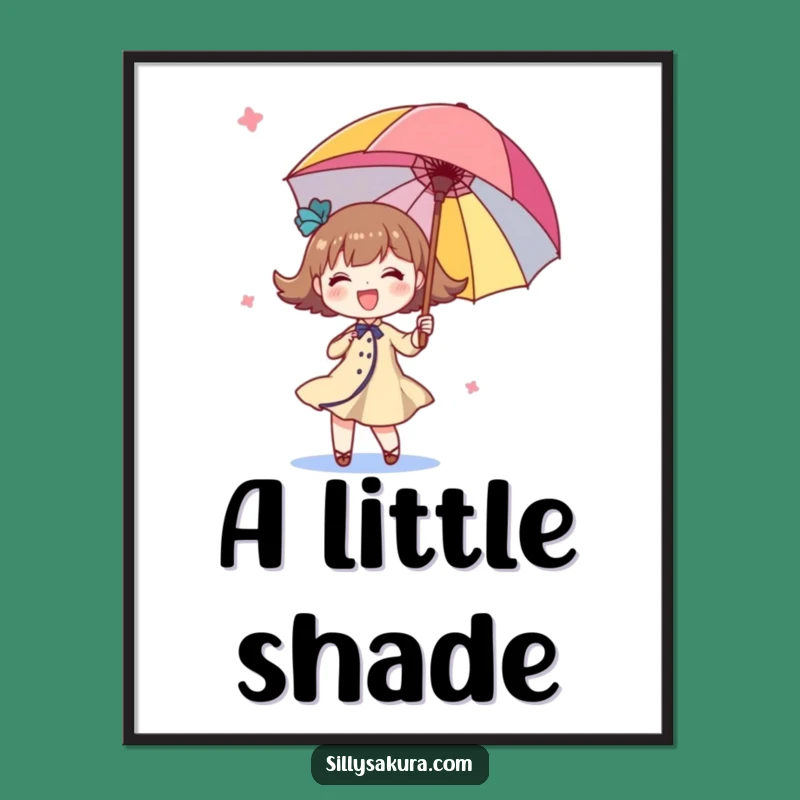 Funny Twirling Character Poster: Brighten Your Walls with Joyful Art