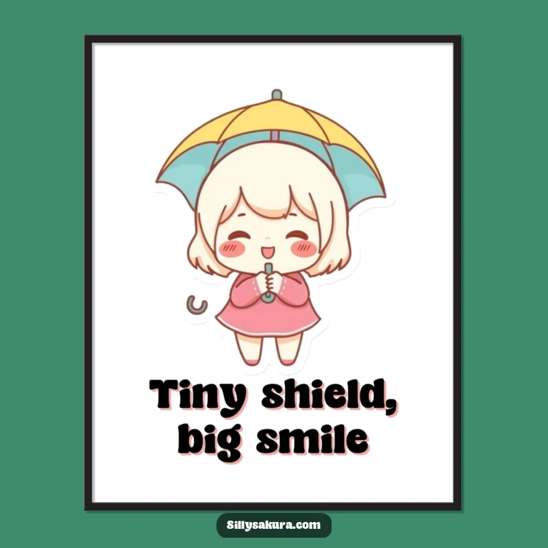 Funny Giggling Character Poster: Brighten Walls with Cheerful Art - Great Gift!
