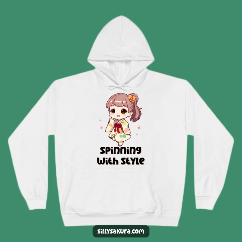 Funny Hoodie: Cozy Kimono Dancer, Warm and Funny Gift