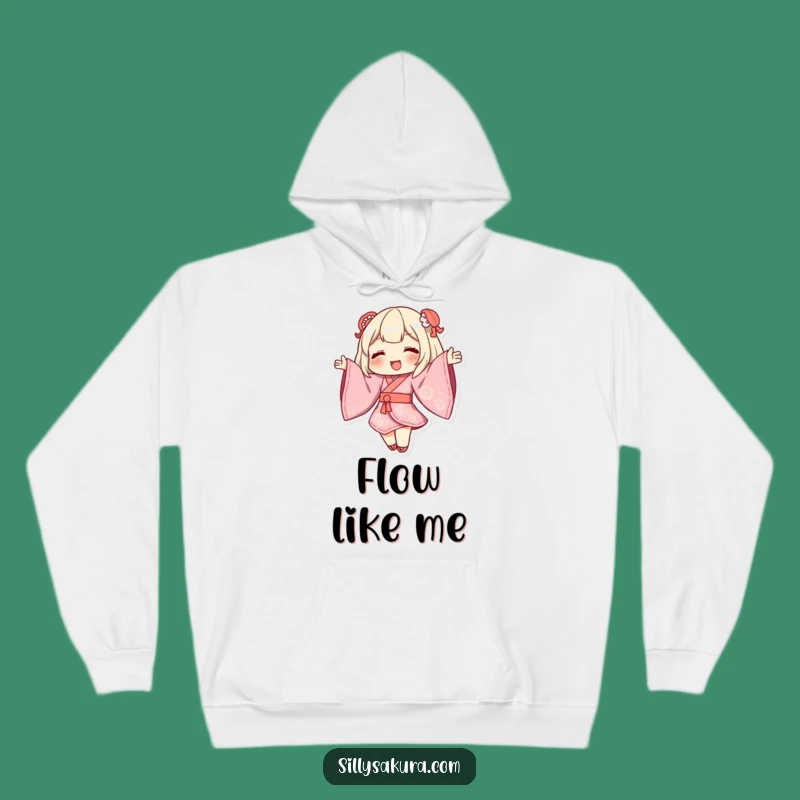Funny Kimono Dance Hoodie: Cozy Flowing Sleeves Gift