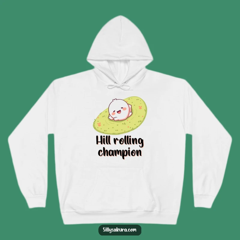 Funny Rolling Hill Character Hoodie - Cozy Giggles & Fun