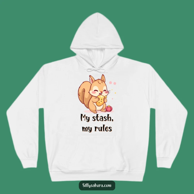 Funny Squirrel Festival Hoodie: Cozy Up with a Treat-Hiding Pal