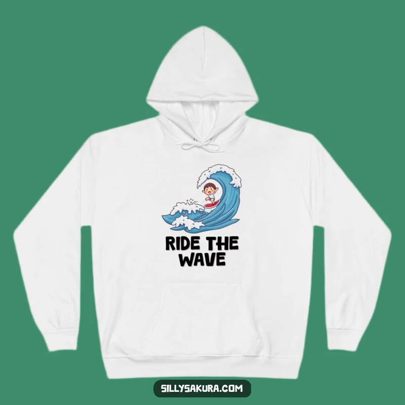 Funny Wave Rider Hoodie: Cozy & Hilarious Gift for Surfing Fans