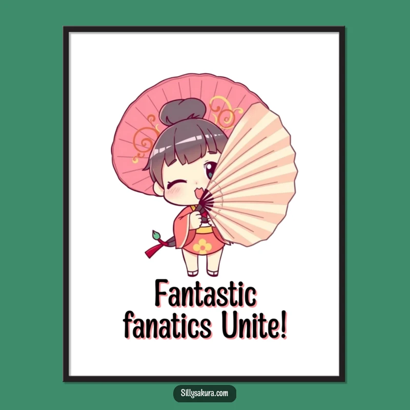 Free Printable Wall Art: Comical Fan Pose Character, funny downloadable art for a humorous space!