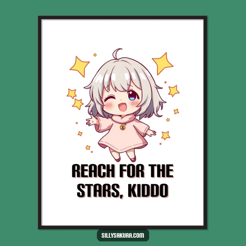 Free Printable Wall Art: Star Juggler, Quirky Downloadable Decor