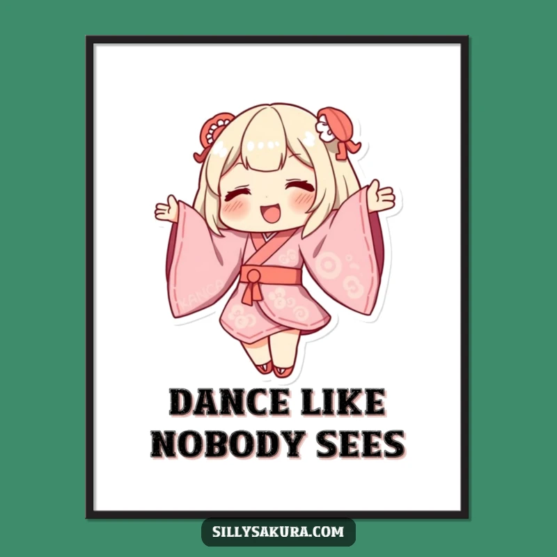 Funny Free Printable Kimono Wall Art Downloadable Gift Decor for Elegant Spaces