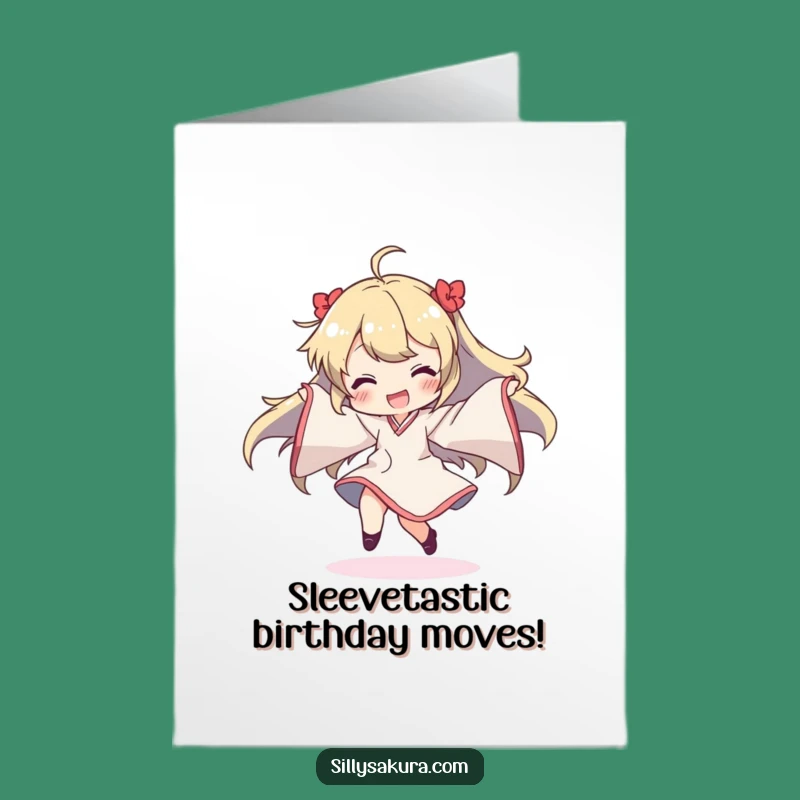 Free Printable Birthday Card: Funny Dancing Character Design, Awesome Downloadable Gift