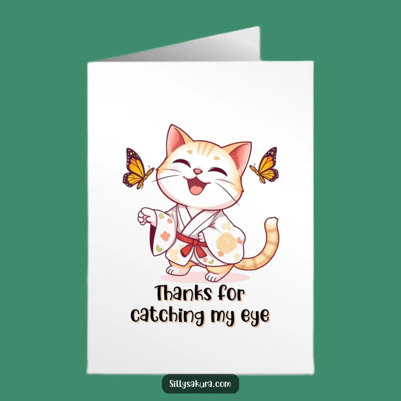 Free Printable Cat Thank You Card - Delighted Downloadable Gift for Gratitude