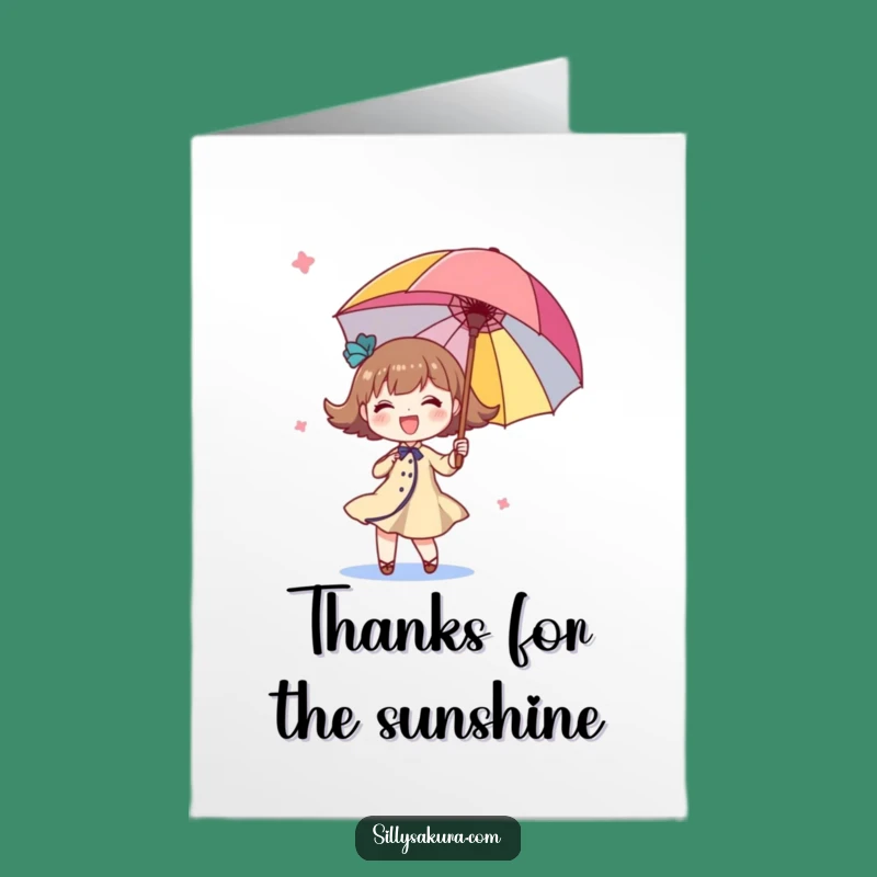 Free Printable Thank You Card: Joyful Character, Fun Downloadable Thank You with Flair