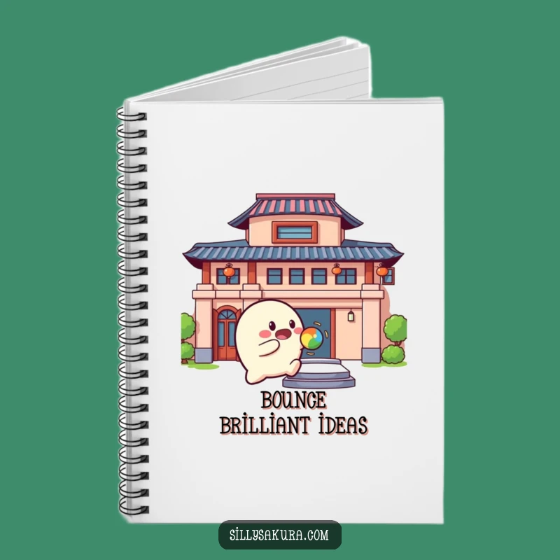 Funny Bouncing Character Notebook: Playful Cover, Hilarious Gift for Note-Takers