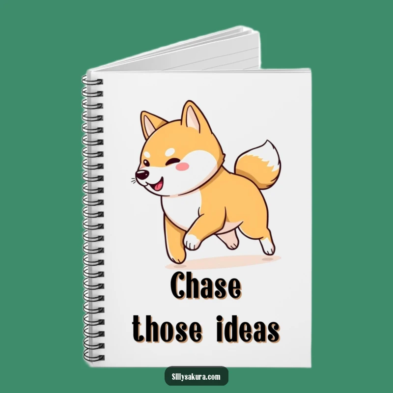 Funny Shiba Inu Notebook: Jot Down Ideas with a Playful Pup