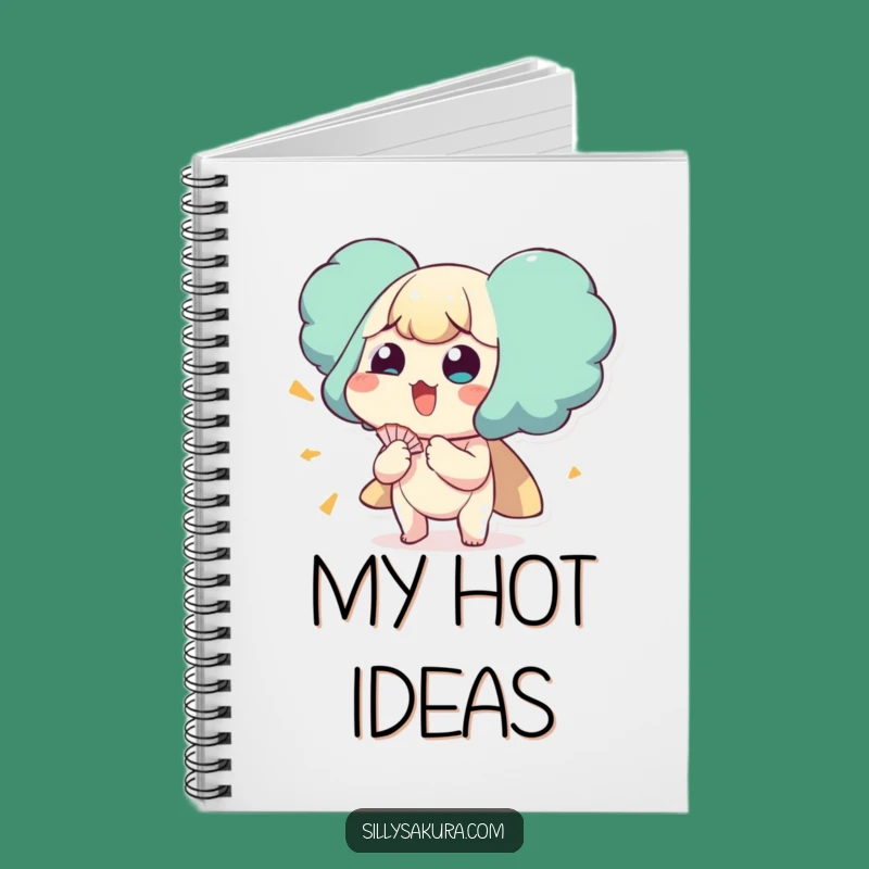 Funny Fan Self Notebook: Hilarious Journal for Hot Weather Thoughts