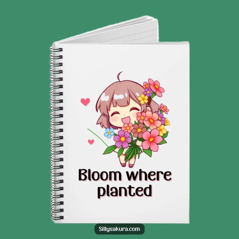 Funny Flower Notebook: Jot Down Ideas with Blooms! Hilarious Journal.