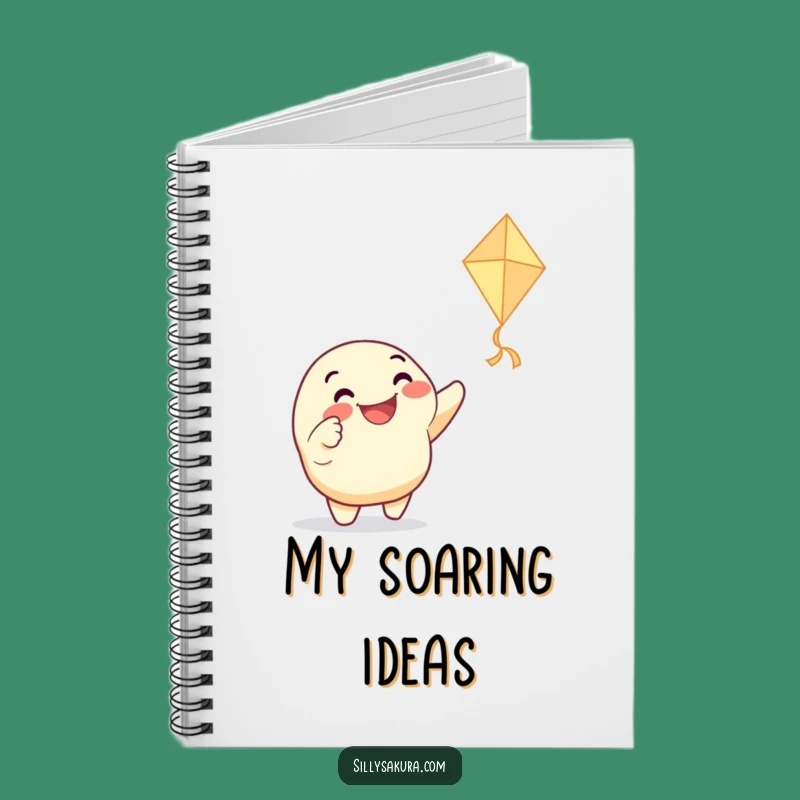 Funny Kite Pointing Character Notebook - Jot Down Your Playful Ideas