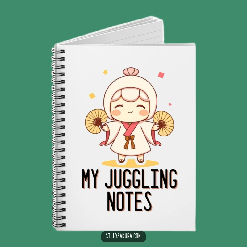 Funny Kokeshi Doll Notebook: Write with Playful Juggling Humor