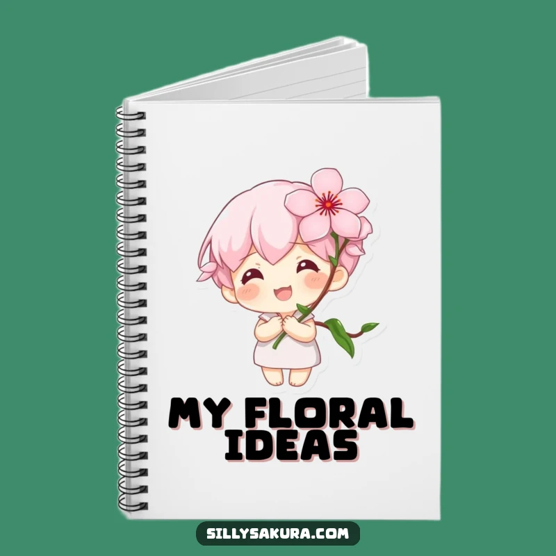 Funny Notebook: Blossom Thoughts, Perfect Spring Funny Gift