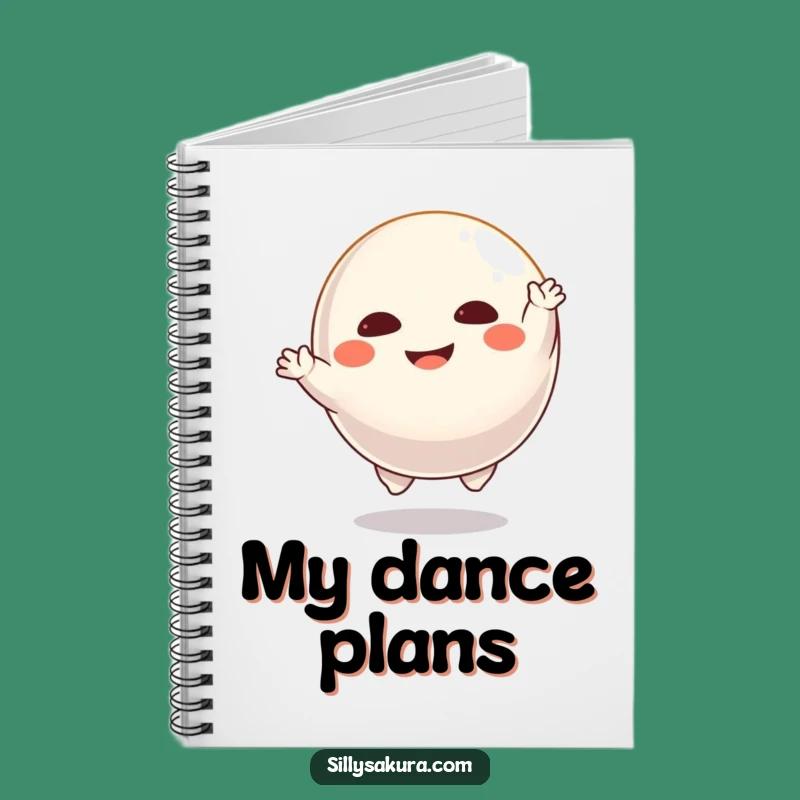 Funny Dancing Daruma Notebook: Jot Down Moves with Joy, Perfect Gift