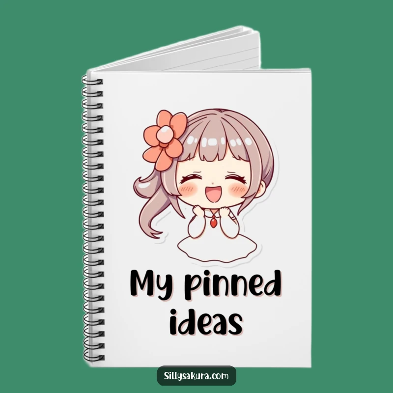 Funny Giggling Hairpin Notebook - Joyful Journal