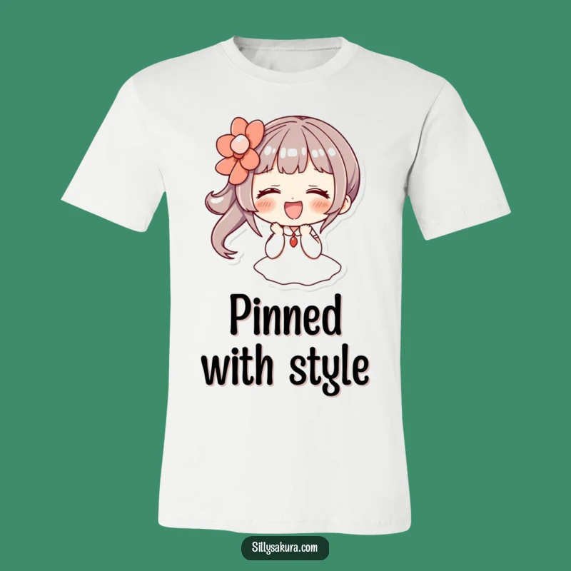 Funny Giggling Hairpin T-Shirt - Joyful Character Tee