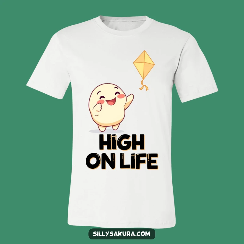Funny Kite Dancing Character T-Shirt - Wear Your Joy and Point Hilariously